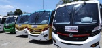 Foto: CortesÃa Autoridades de Puebla entregan nuevas unidades de transporte público en ceremonia oficial