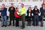 Paramédicos del CRUMT reciben nueva Unidad de Rescate Urbano en Tlaxcala.