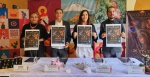 Evento cultural en el Cuexcomate con actividades y asistentes en Puebla.