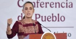 Claudia Sheinbaum durante su conferencia hablando sobre la Marcha del Orgullo LGBT.