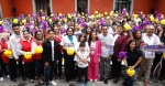Autoridades de Tlaxcala durante el arranque del Boteo Teletón 2026