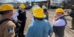 Cuerpos de emergencia atienden explosión de gas LP en Tepeaca