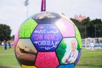 Impulsa Lupita Cuautle el deporte con la Copa San Andrés y la develación de balones monumentales