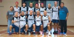 Foto: Cortesía Jugadores de Puebla durante un campeonato nacional de básquetbol.
