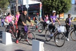 Más de 200 ciclistas participan en la Rodada “Mujeres Imparables Pedaleando” en Puebla