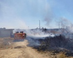 Atienden incendio en lote baldío de la colonia Nueva Alemania
