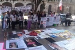 Foto: Cortesía Madres buscadoras abren jornada del 8M en Puebla con protesta y memorial en el Zócalo