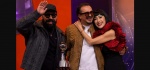 Foto: Cortesía Conductores de La Cotorrisa durante premiación de Spotify.