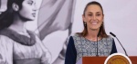 Claudia Sheinbaum durante mensaje por el Día del Maestro