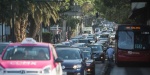 Foto: Cortesía Autos circulando en avenida de la Ciudad de México durante contingencia ambiental