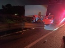 Foto: Cortesía Alcohol y exceso de velocidad terminan con auto atravesado por barra metálica en Totolac