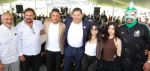 Alejandro Armenta y figuras del fútbol en la UDEP