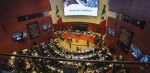 Foto: Cortesía Senadores durante sesión sobre reforma electoral en México