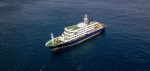 Crucero en el océano con alerta sanitaria por virus