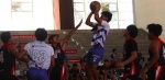 Equipo Panteras UVP jugando basquetbol en torneo universitario