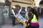 Simulacro Nacional 2026 moviliza al ayuntamiento de Tlaxcala con rescates y rapel