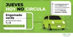 Autos circulando en una avenida de la Ciudad de México