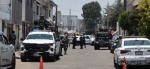 Patrullas y policías tras balacera cerca del Mercado Morelos en Puebla