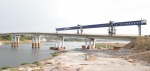 Puente de la Transformación con avance casi terminado en Puebla.