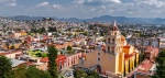 Vista del clima parcialmente nublado en Atlixco.